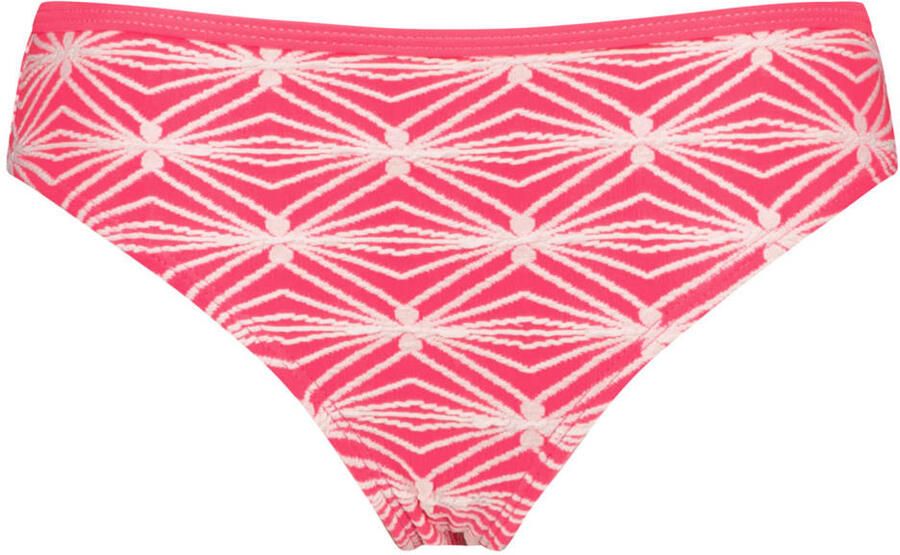 Vingino one shoulder bikini Zavine roze wit - Foto 2