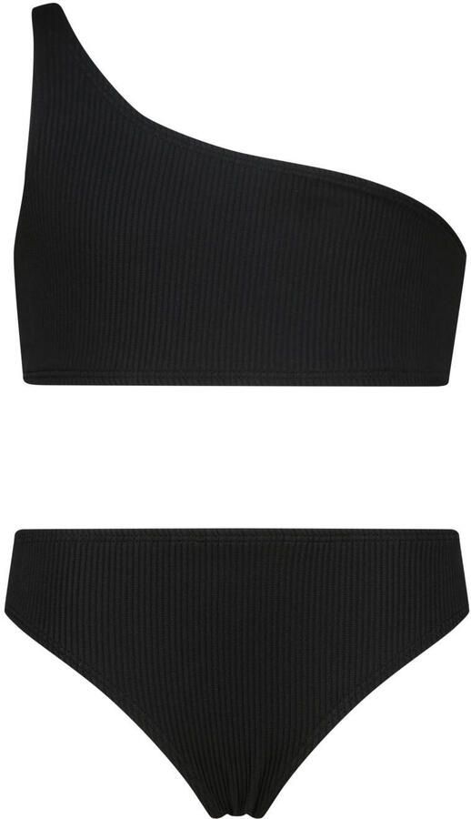 Vingino one shoulder bikini zwart