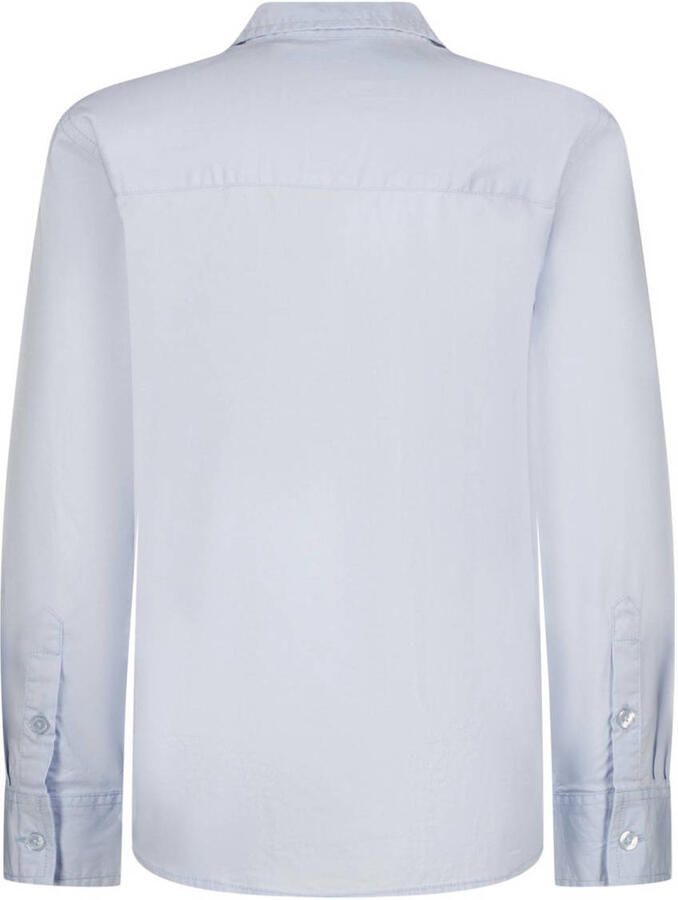 VINGINO T-shirt Lasic lichtblauw Jongens Katoen Klassieke kraag Effen 128