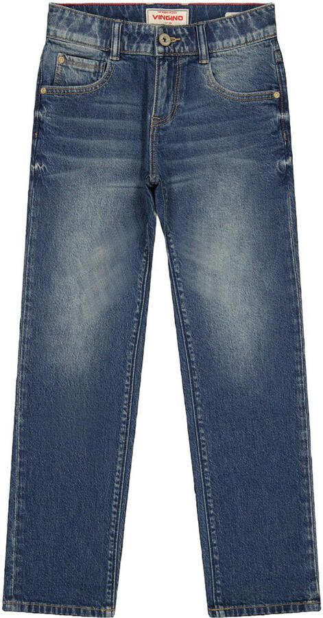 Vingino Paolo straight leg jeans donkerblauw