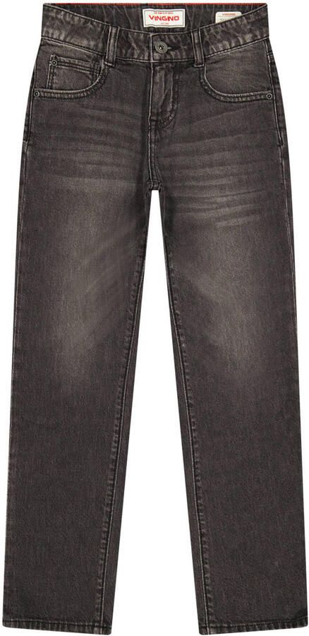Vingino Paolo straight leg jeans zwart