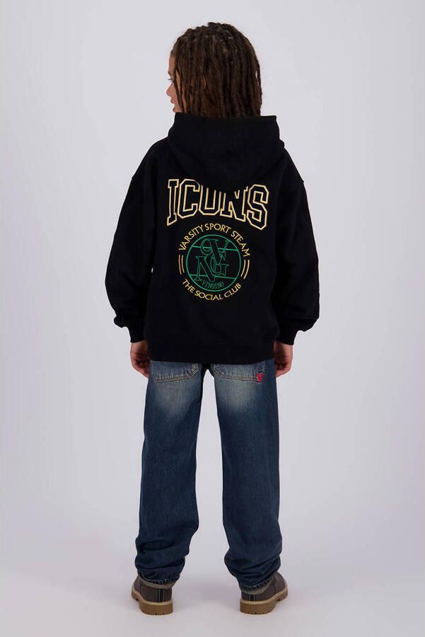 Vingino Peppe straight leg jeans middelblauw Jongens Denim Effen - Foto 2