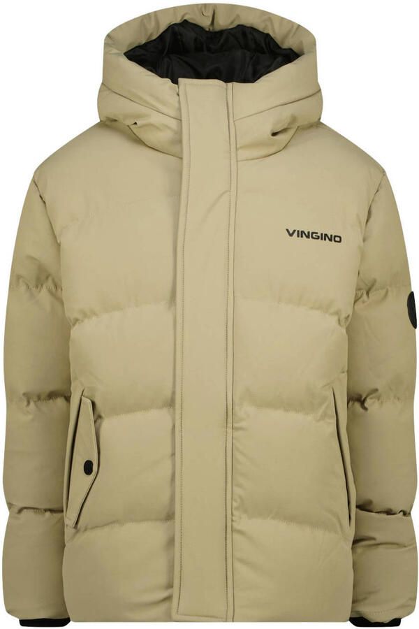 Vingino pufferjas beige Jongens Polyamide Capuchon Effen - Foto 4