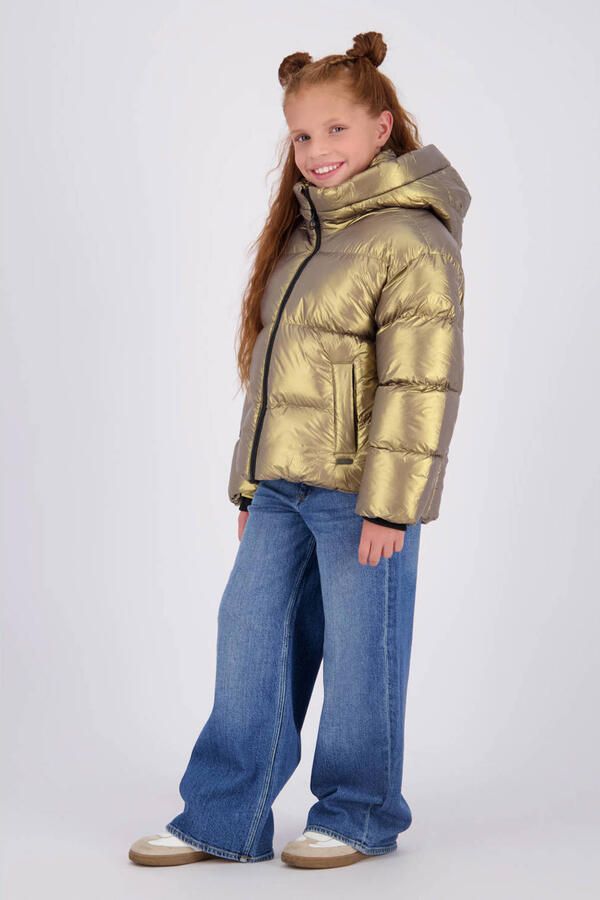 Vingino pufferjas goud Meisjes Polyamide Capuchon Effen - Foto 3