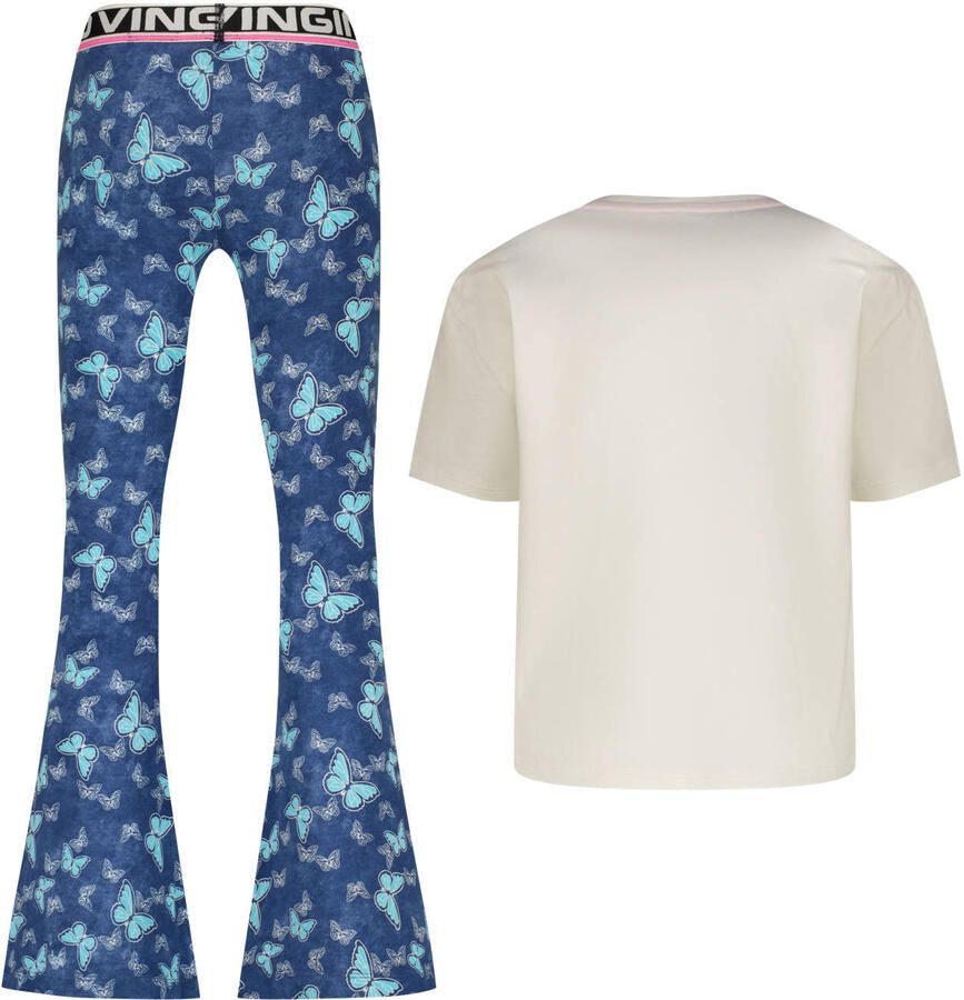 Vingino pyjama blauw wit - Foto 2
