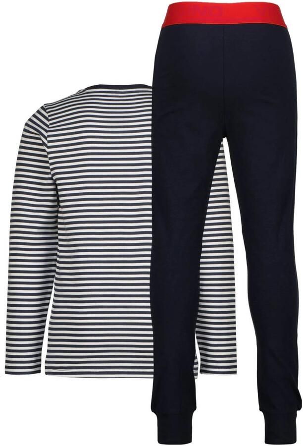 Vingino pyjama donkerblauw wit rood - Foto 2