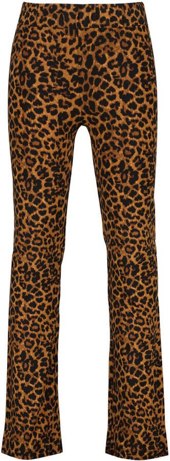 Vingino pyjama met panterprint bruin lichtroze - Foto 2