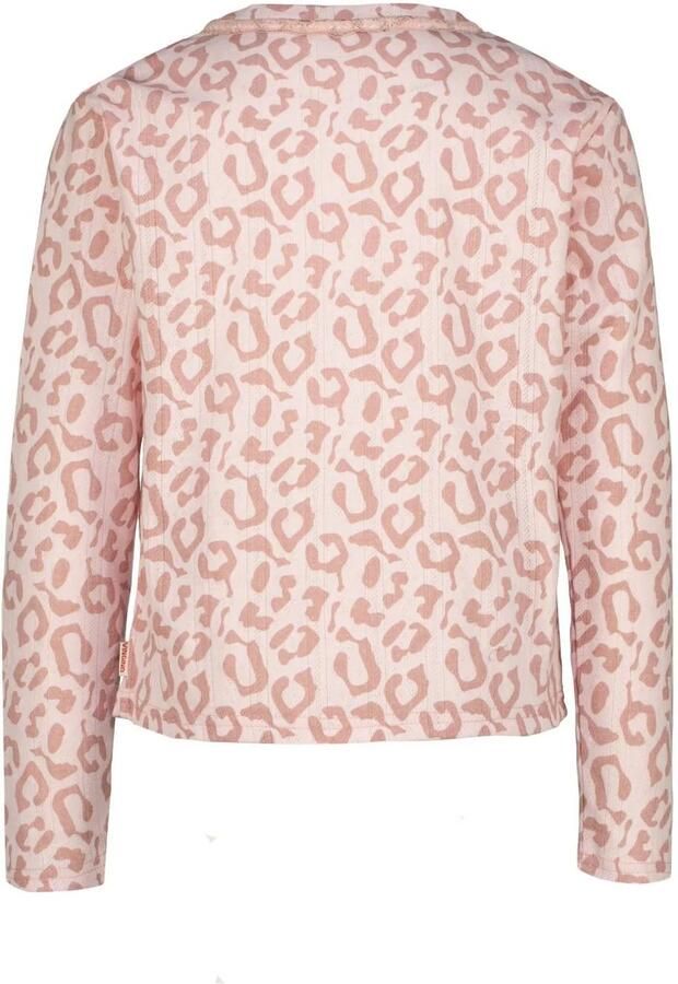 Vingino pyjama met panterprint deep mauve Roze Meisjes Stretchkatoen Ronde hals - Foto 3