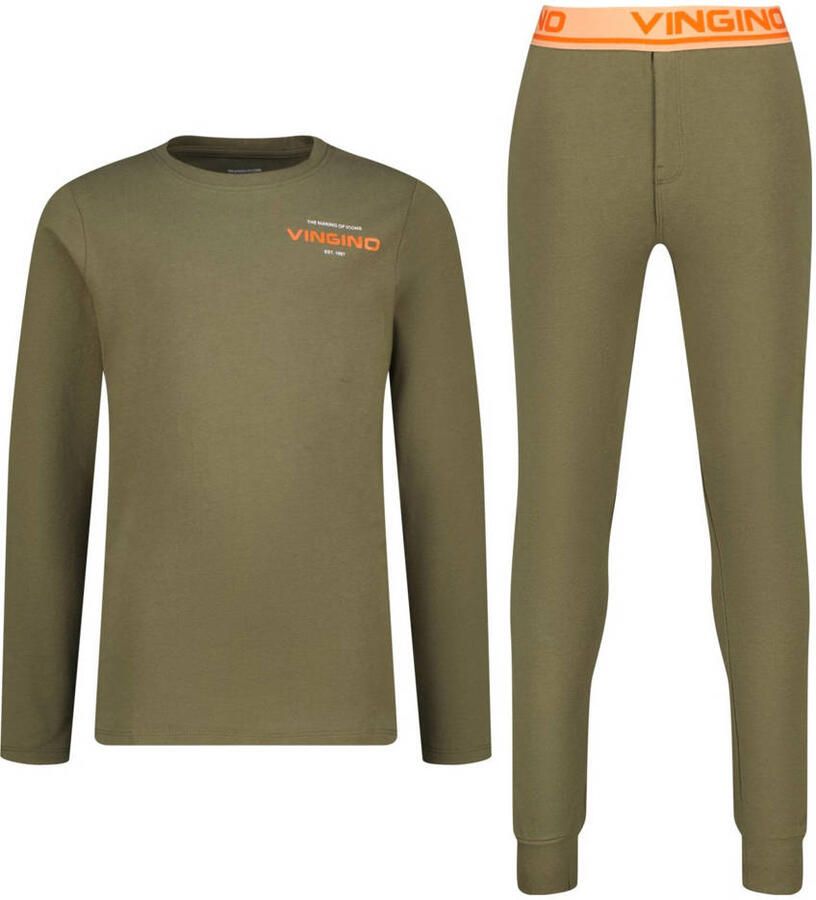 Vingino pyjama Wose armygroen