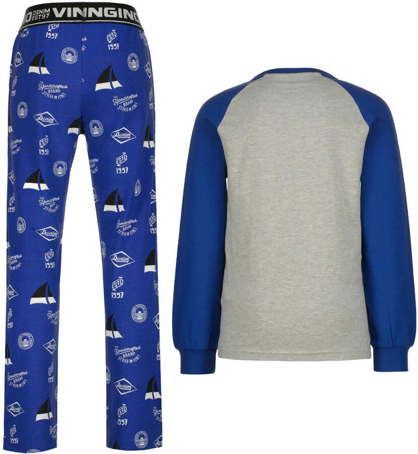 Vingino pyjama's met print blauw (set van 2) - Foto 2