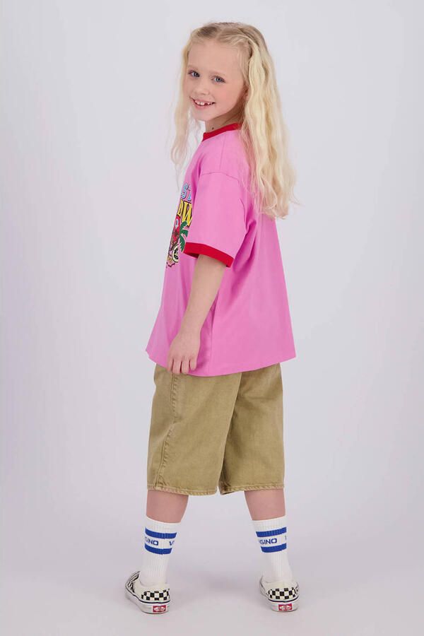 Vingino Quinns by denim relaxed regular waist short zand - Foto 2