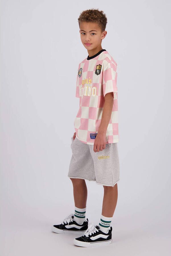 Vingino Quinns by geruit T-shirt roze - Foto 2