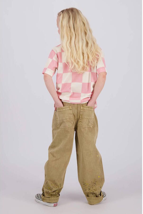 Vingino Quinns by Kendall loose fit jeans zand - Foto 3