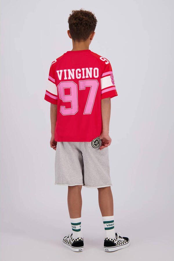 Vingino Quinns by relaxed regular waist sweatshort grijs melange Korte broek - Foto 2