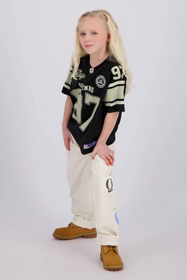 Vingino Quinns by T-shirt met backprint zwart - Foto 3