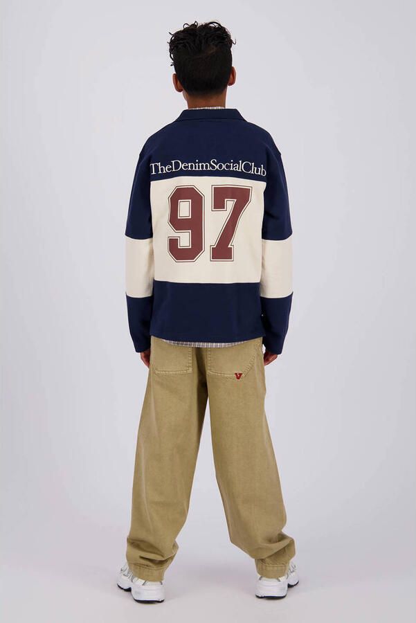 Vingino rechtvallende polo donkerblauw offwhite - Foto 3