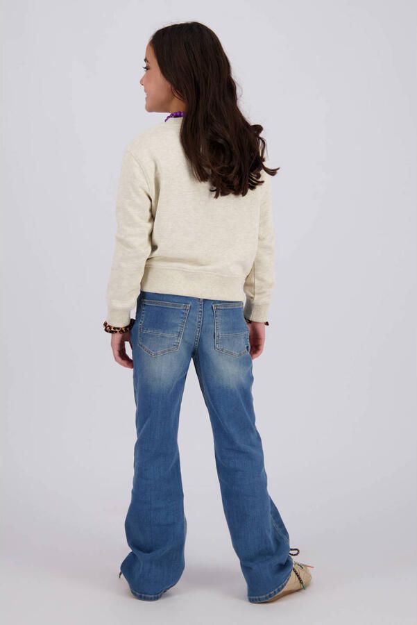Vingino rechtvallende sweater met print beige Printopdruk - Foto 2