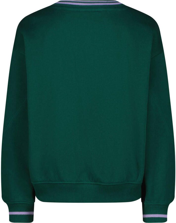 Vingino rechtvallende sweater met print groen Printopdruk - Foto 2
