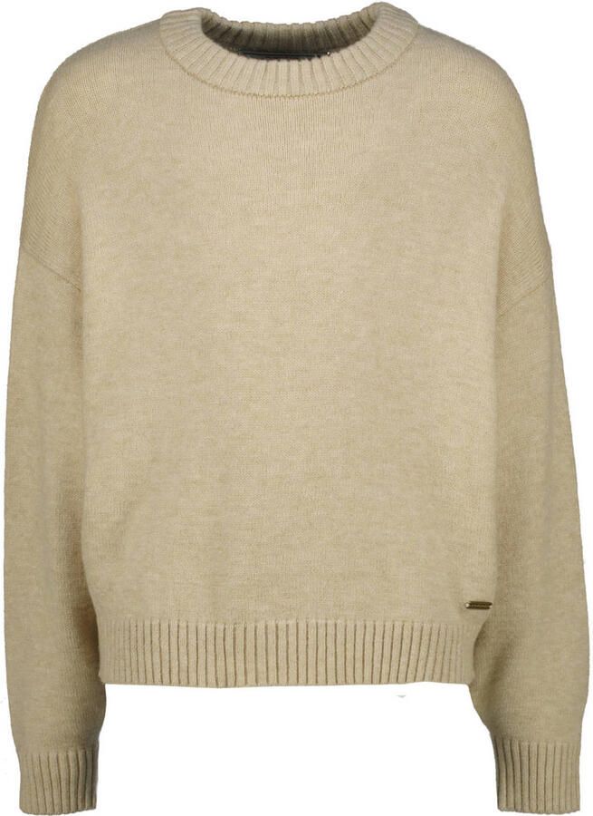 Vingino rechtvallende trui beige Meisjes Viscose Ronde hals Effen