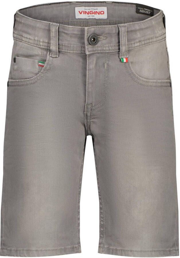 Vingino regular denim short grey denim