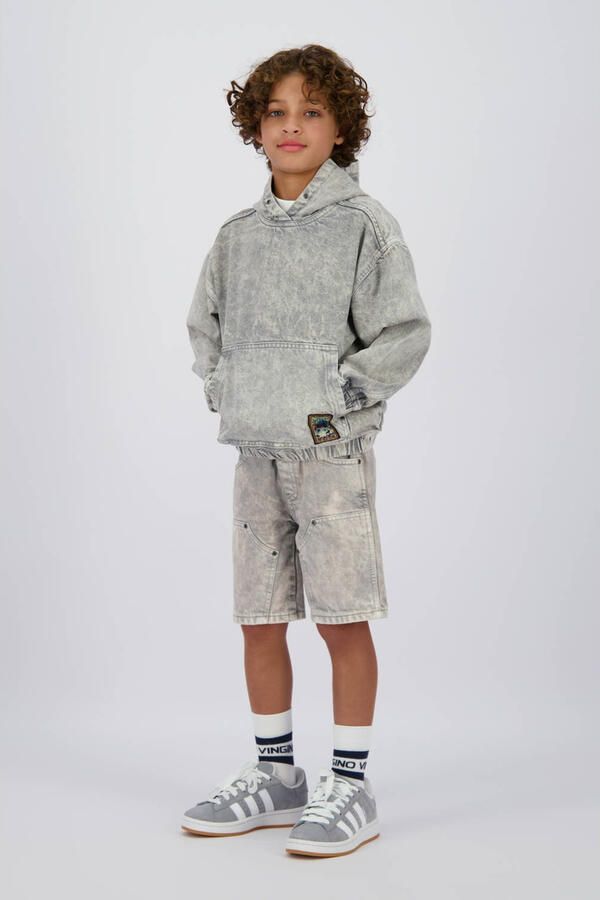 Vingino regular denim short grey denim