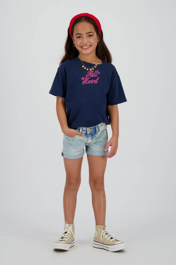 Vingino regular denim short light blue denim - Foto 3