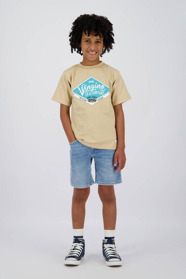 Vingino regular denim short medium blue denim