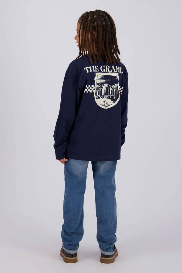 Vingino regular fit jeans mid blue wash Blauw Jongens Denim Effen - Foto 2