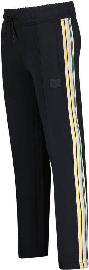 VINGINO regular fit joggingbroek Sowin met zijstreep zwart zand Jongens Polyester 152 - Foto 2