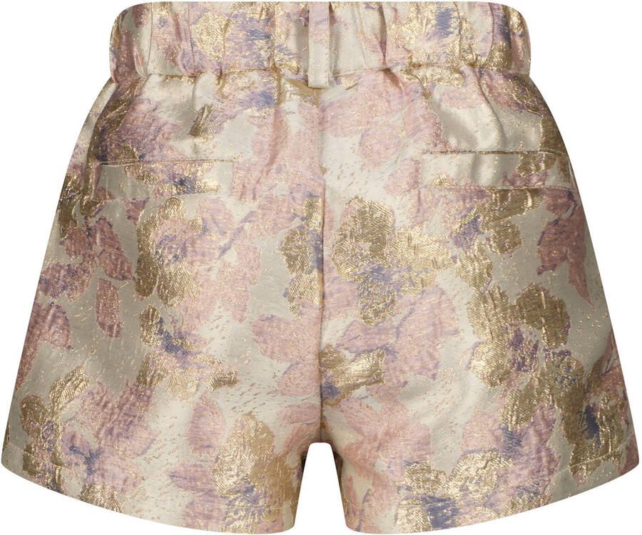 Vingino regular gebloemde casual short beige - Foto 5