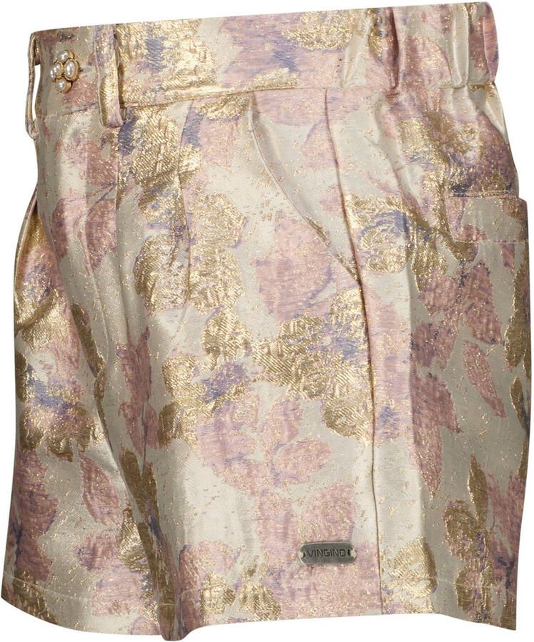 Vingino regular gebloemde casual short beige - Foto 6