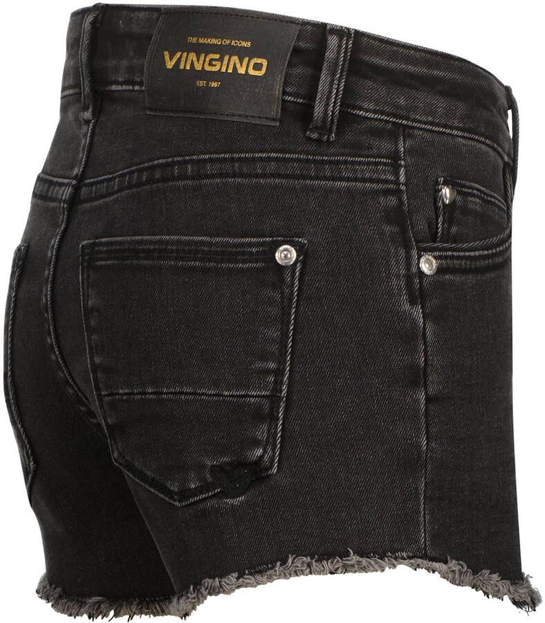 Vingino regular high waist short black denim - Foto 2