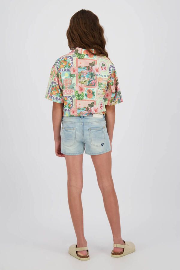 Vingino regular high waist short light blue denim - Foto 3