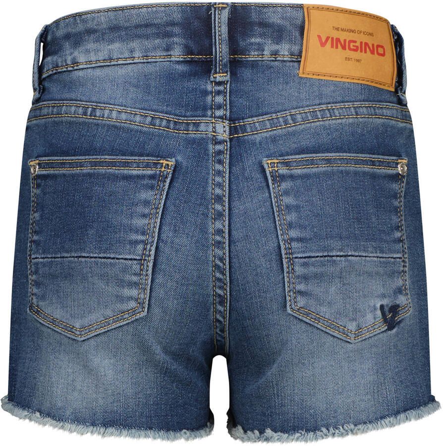 Vingino regular high waist short medium blue denim - Foto 2