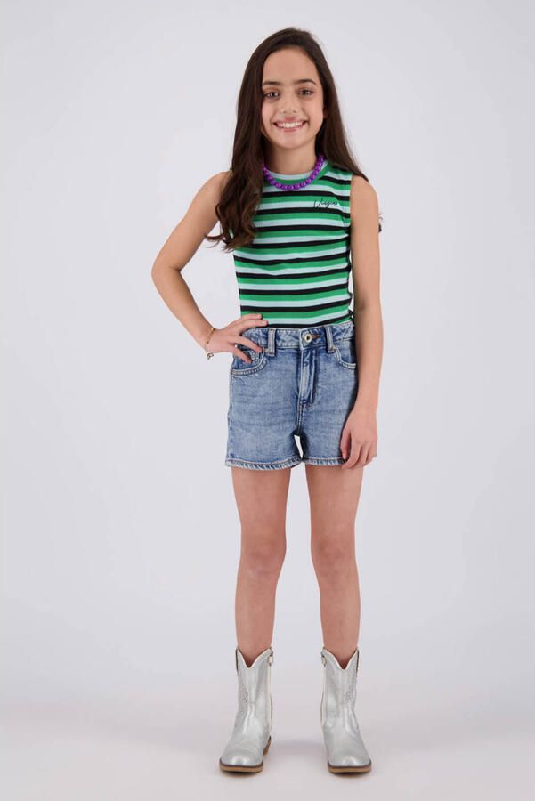 Vingino regular short medium blue denim