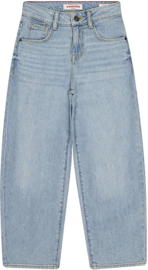 Vingino regular waist baggy fit jeans light blue denim