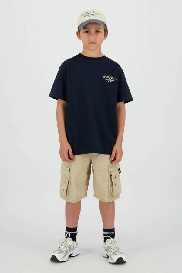 Vingino regular waist cargo short zand