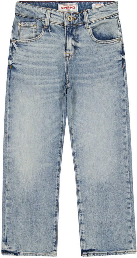 Vingino regular waist relaxed fit jeans light blue denim
