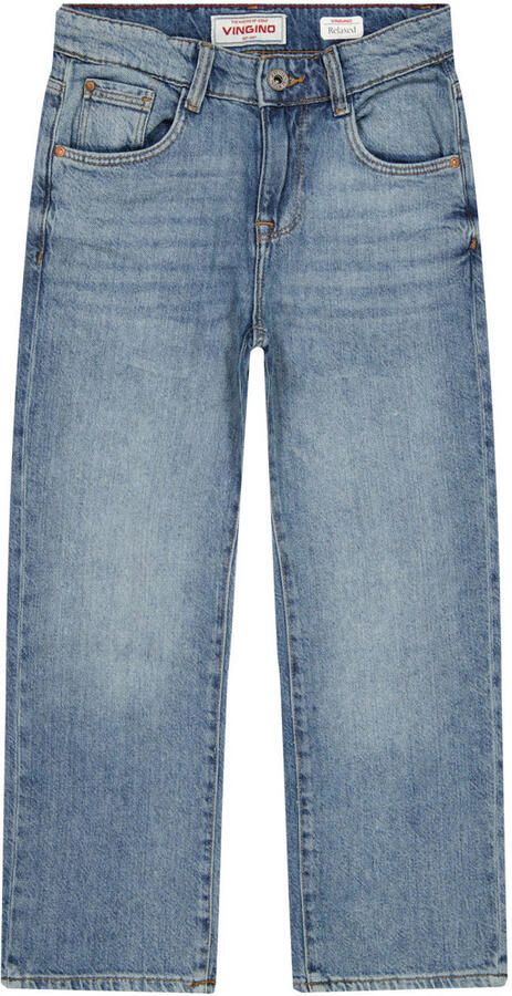 Vingino regular waist relaxed fit jeans medium blue denim