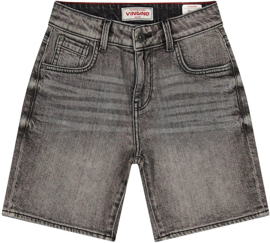 Vingino regular waist short grey denim