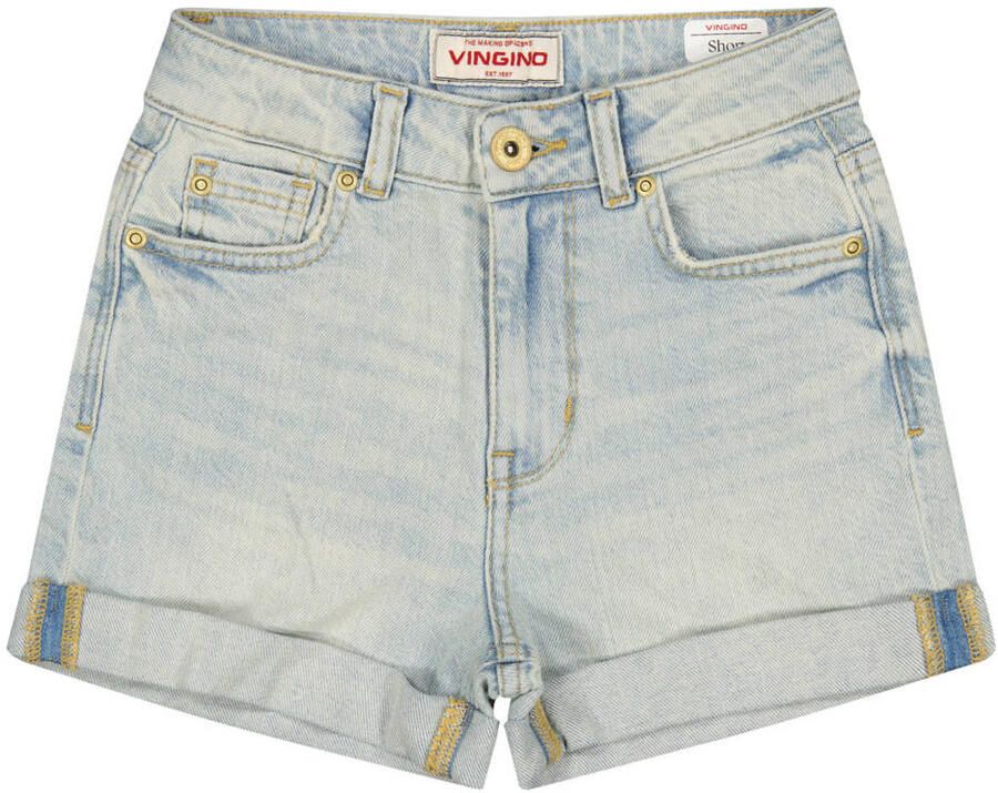 Vingino regular waist short light blue denim