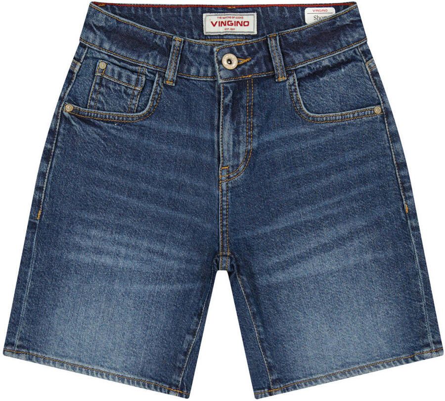 Vingino regular waist short medium blue denim