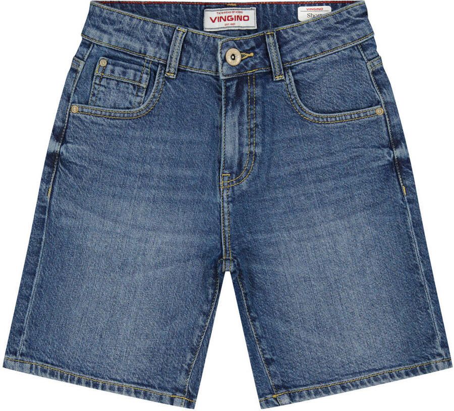 Vingino regular waist short medium blue denim