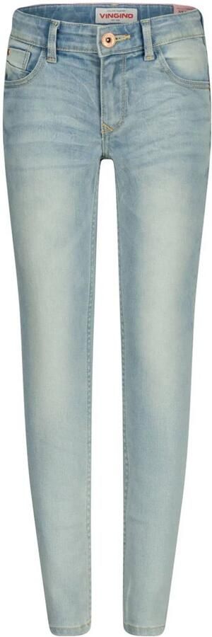 Vingino regular waist skinny jeans light blue denim