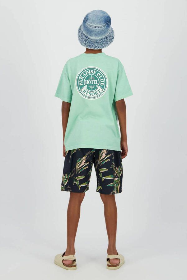 Vingino regular waist sweatshort zwart Korte broek All over print - Foto 2