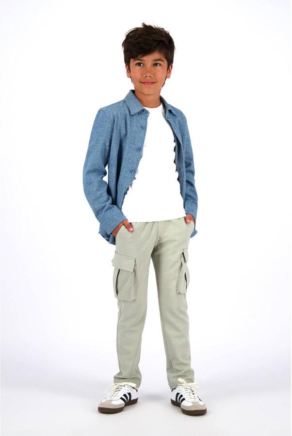 VINGINO Jongens Broeken Saviano Zand - Foto 4