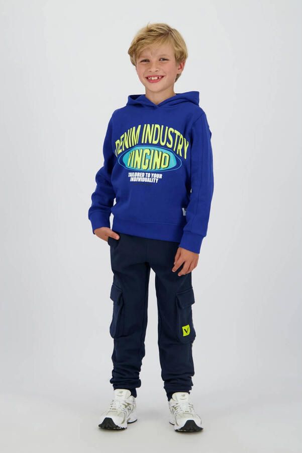 Vingino relaxed cargo broek donkerblauw