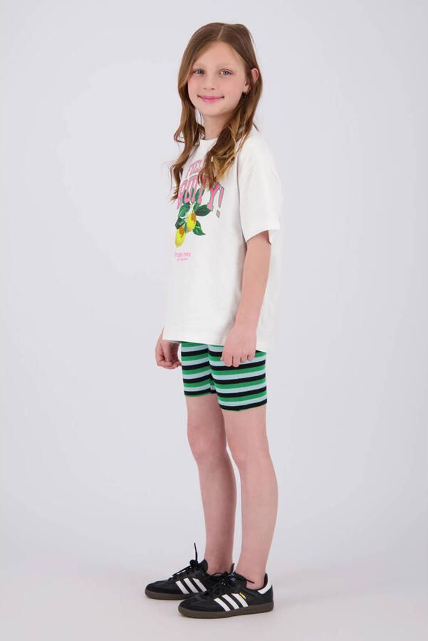Vingino relaxed gestreepte bikershort groen - Foto 2