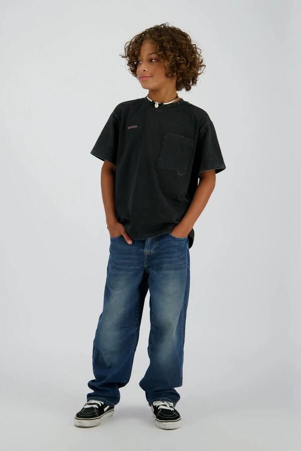 Vingino relaxed loose fit jeans dark blue denim