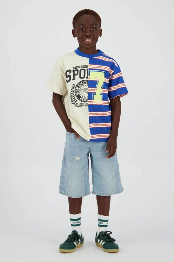 Vingino relaxed regular waist short light blue denim
